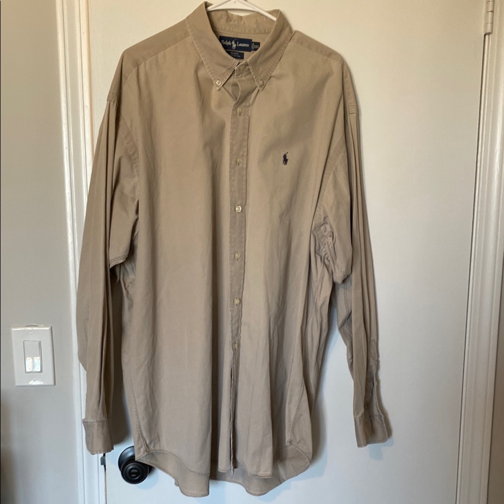 Ralph Lauren Men's Tan Shirt